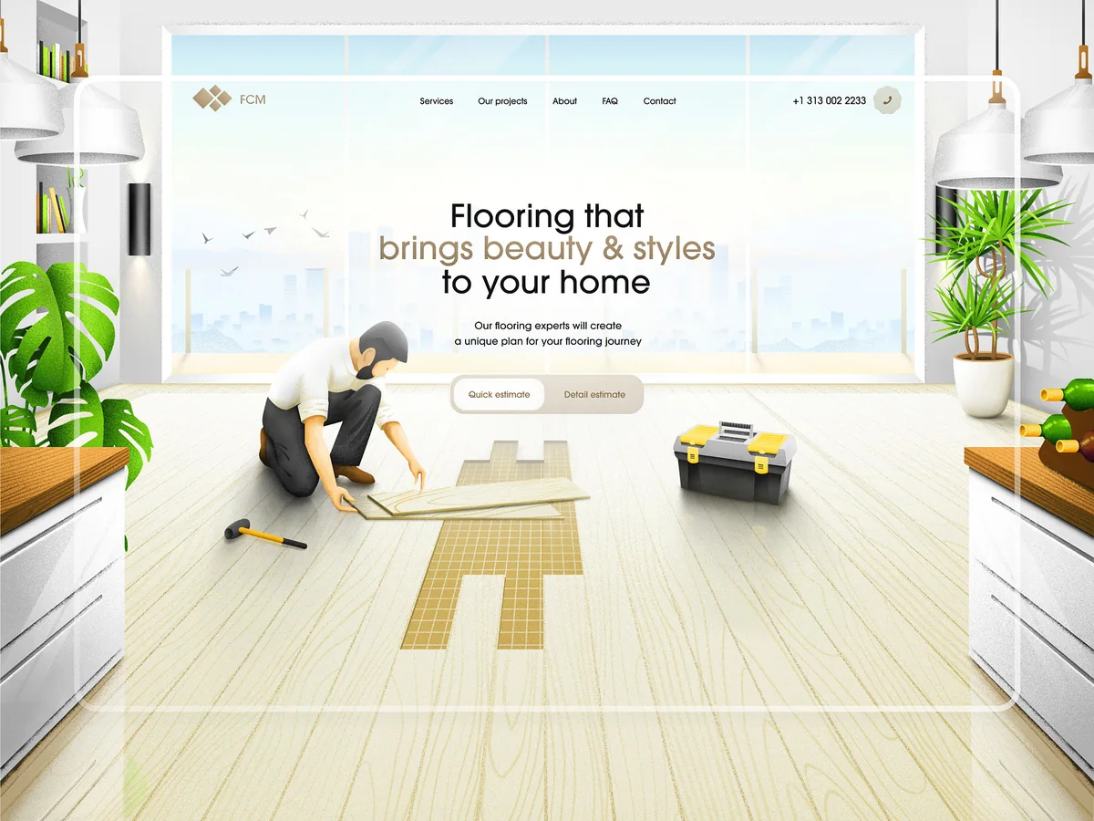 FCM Floor Company website, 2023
