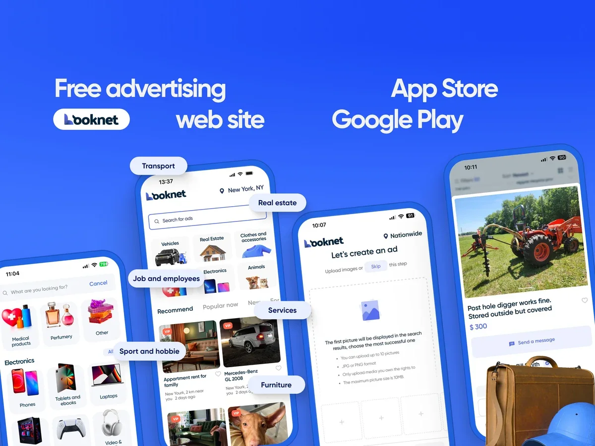 Looknet classifieds app, 2024