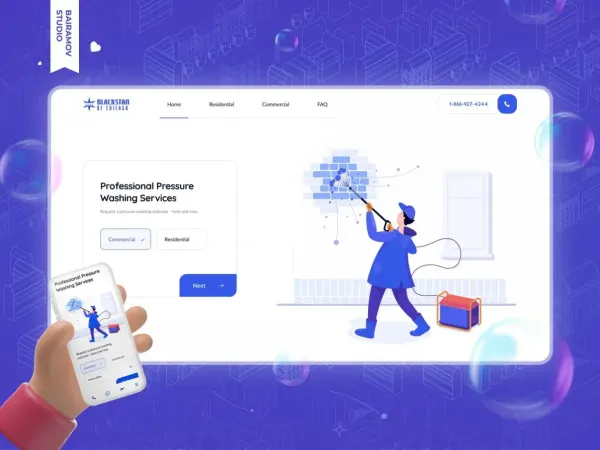 Business card website Business card website — Bairamov Studio