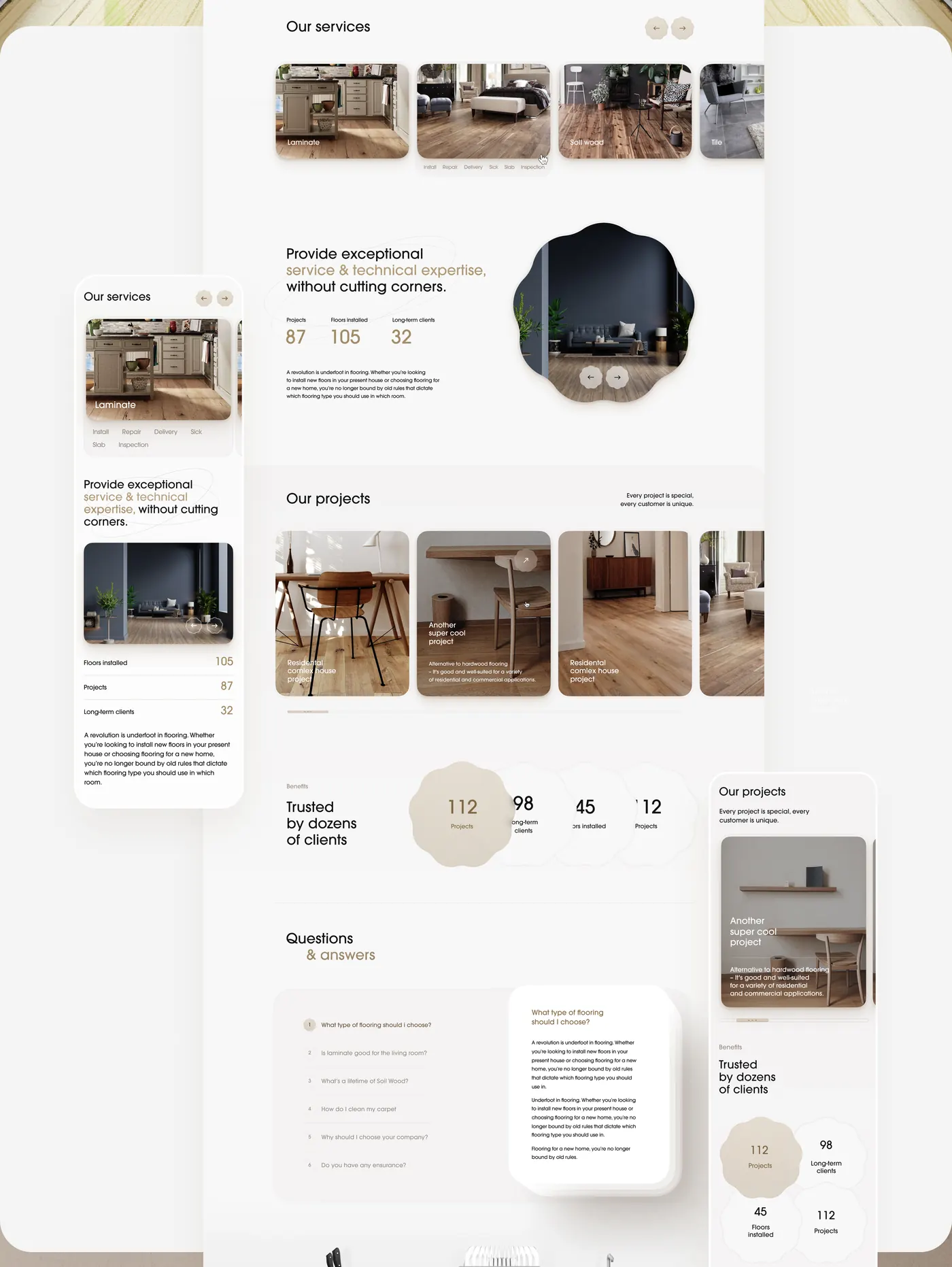 Sitemap and home page — part 2