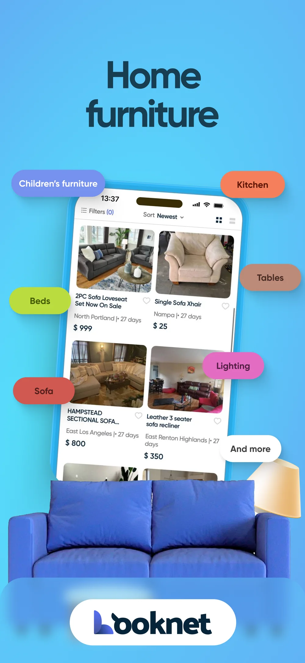 App Store slide: home furniture